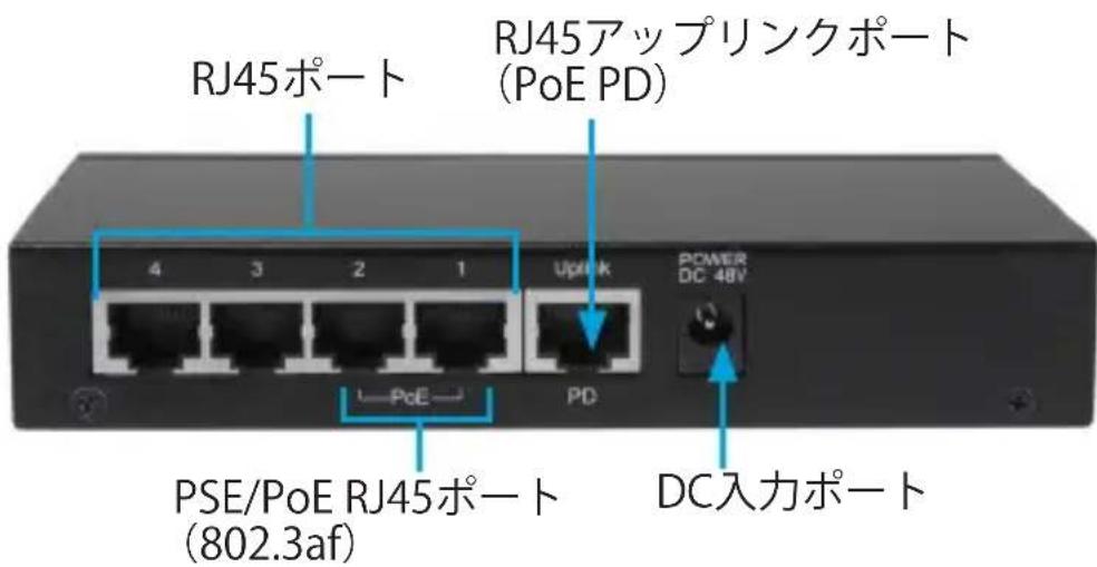 StarTech.com IES51GPOEPD - リアビロー - 1