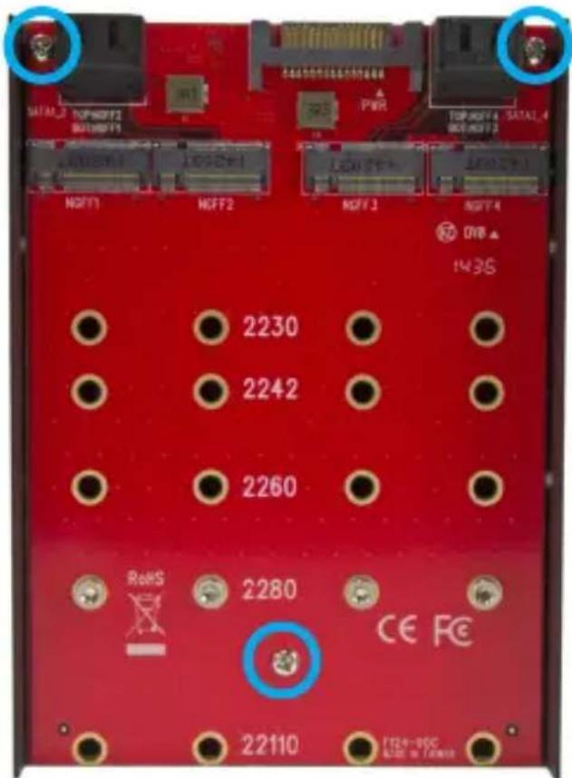 StarTech.com 35S24M2NGFF - M.2 NGFF SSDのインストール手順 - 2
