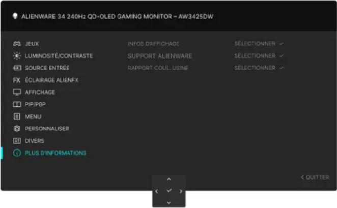 ALIENWARE AW3425DW - DDC/CI - 3