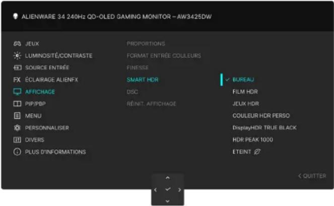 ALIENWARE AW3425DW - FORMAT ENTRÉE COULEURS - 2