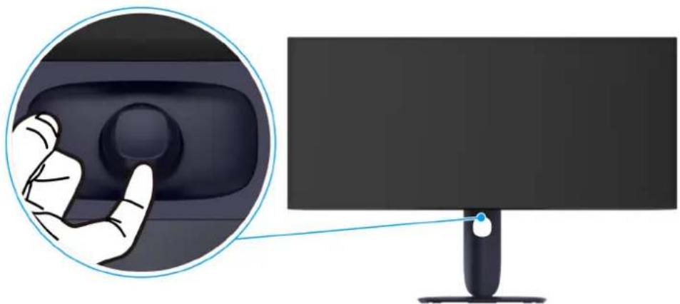 ALIENWARE AW3425DW - Utiliser la manette de contrôle - 1