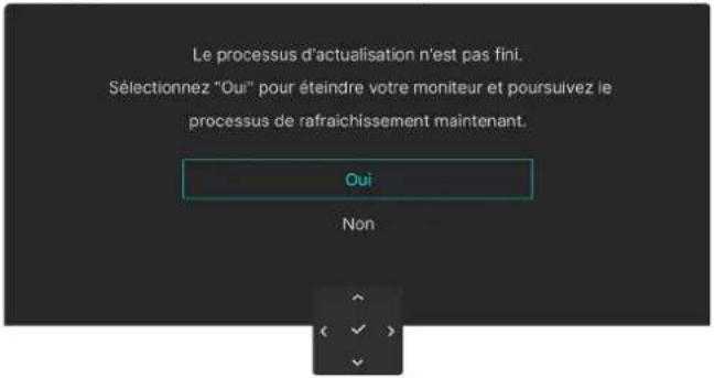 ALIENWARE AW3425DW - Messages d'avertissement OSD - 11