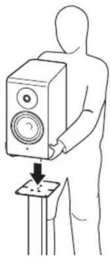 YAMAHA SPS-800A - 本製品を設置場所に配置する。 - 2