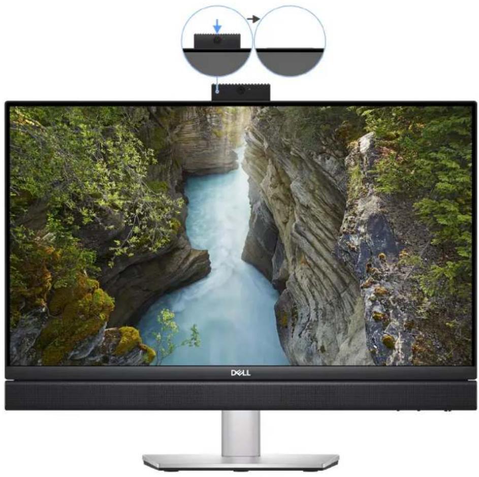 DELL Pro 24 QC24250 - Localisation de la caméra rétractable - 2