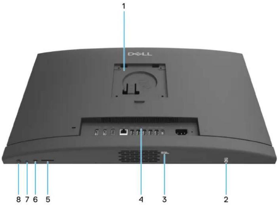 DELL Pro 24 QC24250 - Partie inférieure - 1