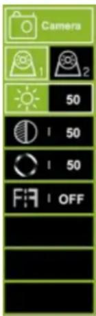 Mestic MC-300 - Menu-Optionen Bildeinstellungen - 1