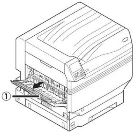 OKI Pro9541WT - Χρησιμοποιώντας το δίσκο στοίβας προς τα πάνω (Η εκτυπωμένη πλευρά είναι προς τα πάνω) - 6