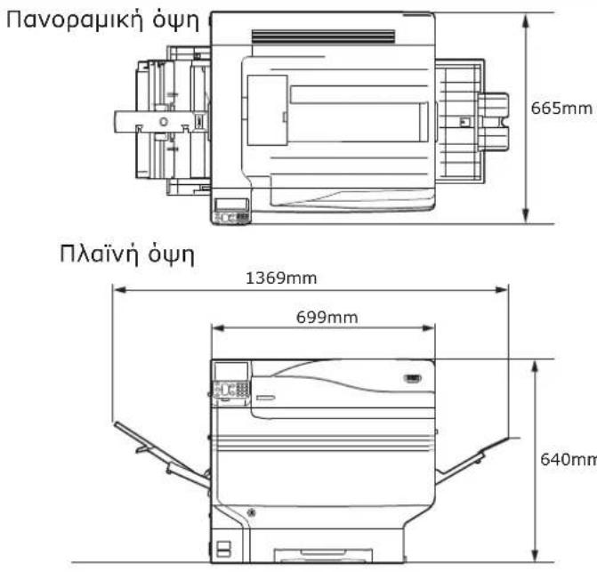 OKI Pro9541WT - Διαστάσεις - 1