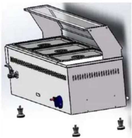 Royal Catering RC-BMG6030 - AUFBAU DES GERÄTES - 1