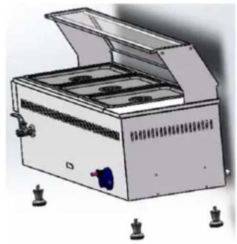 Royal Catering RC-BMG6030 - MONTAGE DE L'APPAREIL - 1