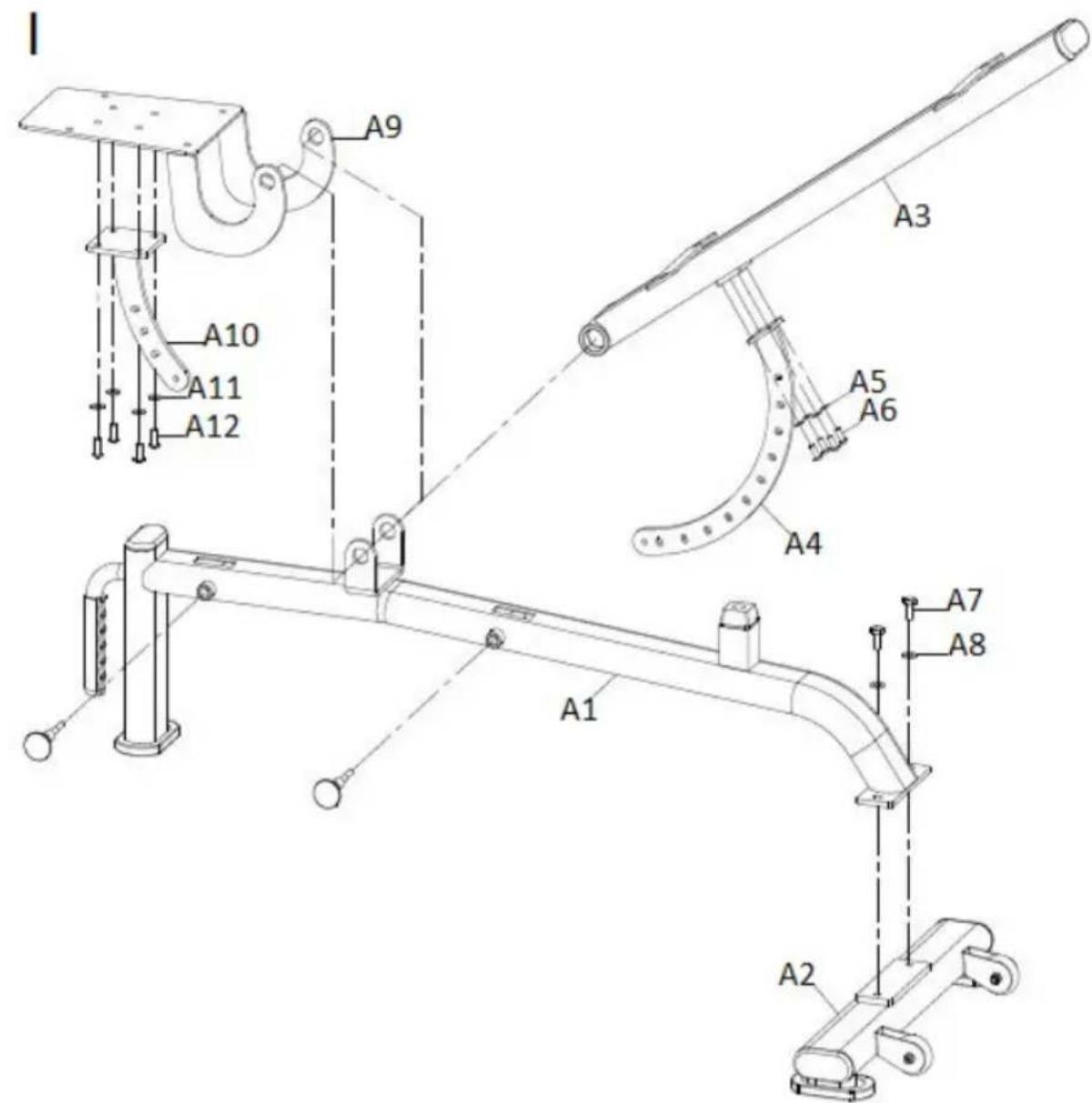 Gymrex GR-AB 250 - MONTAGGIO DELL'APPARECCHIO - 1