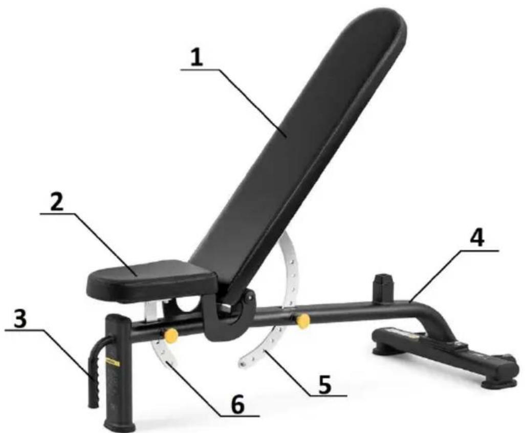 Gymrex GR-AB 250 - Descrizione del disposativo - 1