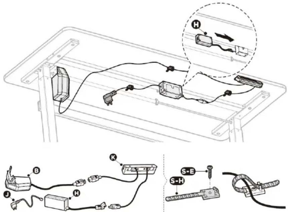 Fromm & Starck STAR_DESK_21 - STEP 6: Connecting the power supply - 1