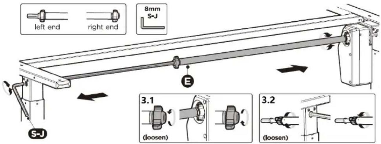 Fromm & Starck STAR_DESK_21 - KROK: Montáž hnací hřídele - 1