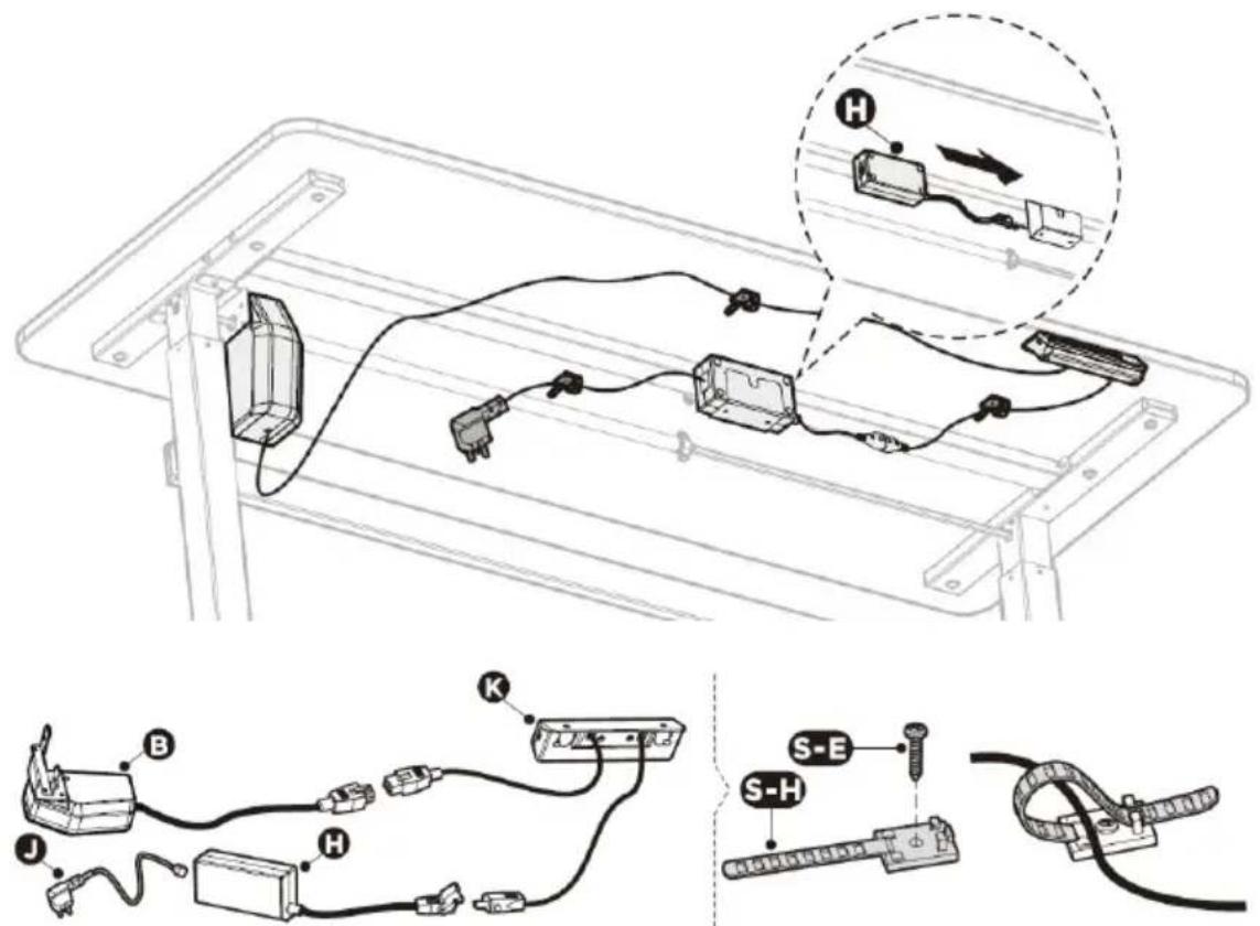 Fromm & Starck STAR_DESK_21 - TRIN 6: Tilslutning af strømforsyningen - 1
