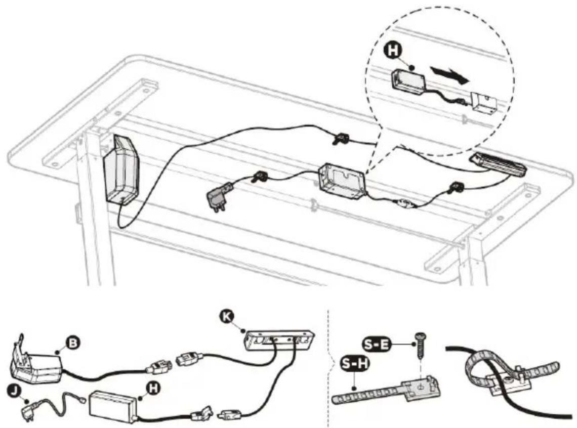 Fromm & Starck STAR_DESK_21 - KROK: Připojení napájecího zdroje - 1