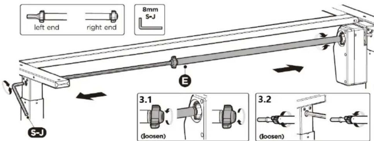 Fromm & Starck STAR_DESK_21 - PASO 3: Montaje del árbol de accionamiento - 1