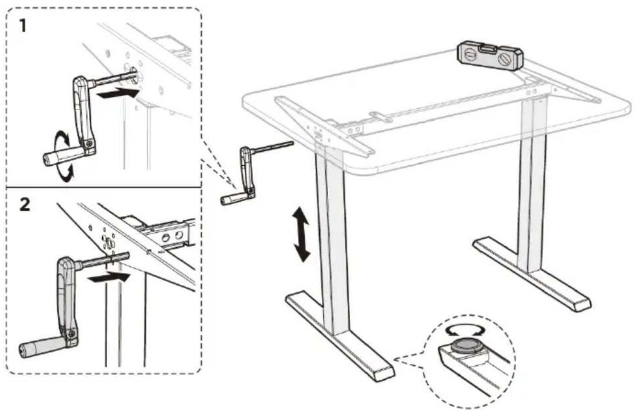 Fromm & Starck STAR_DESK_24 - SCHRITT 8: Einstellung des Schreibtisches - 1