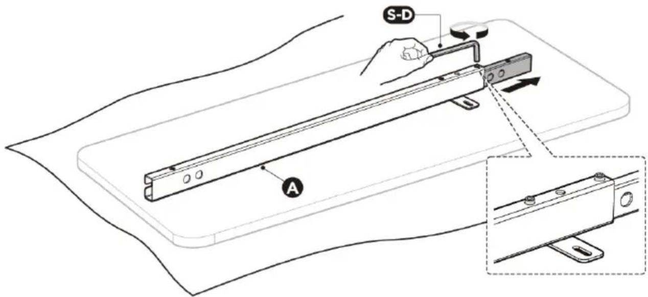 Fromm & Starck STAR_DESK_24 - ÉTAPE 1 : Réglage de la traverse - 1
