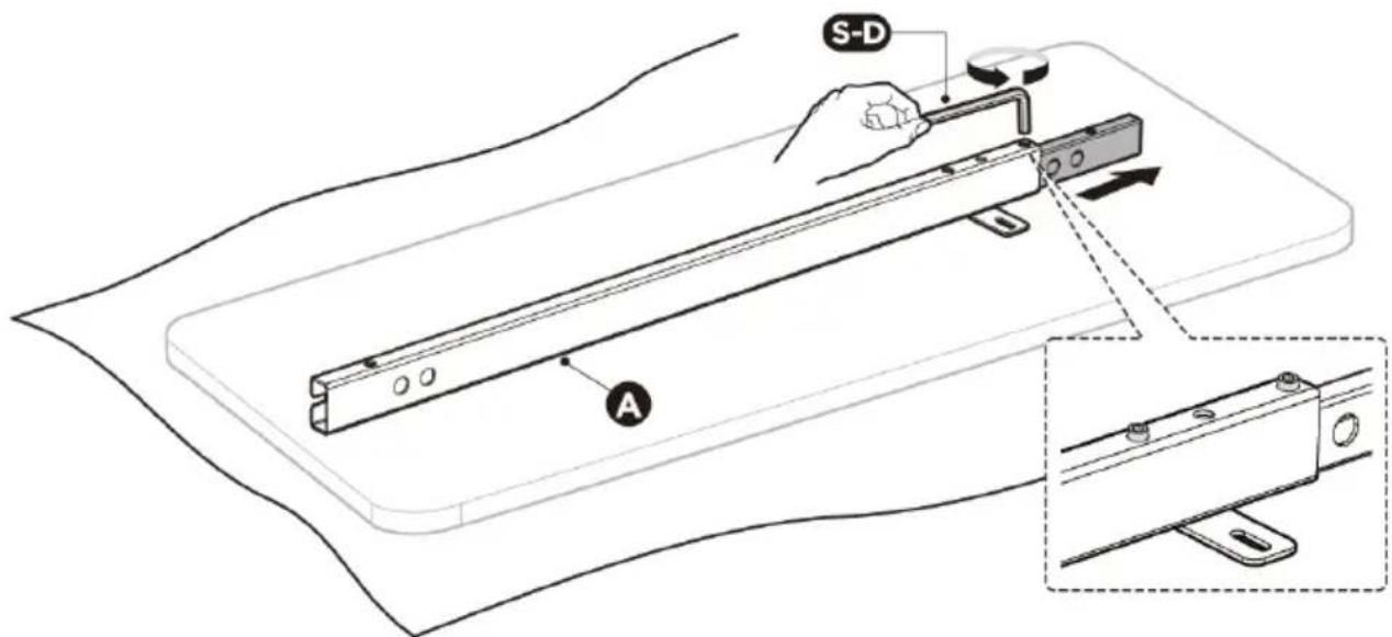 Fromm & Starck STAR_DESK_24 - KROK: Nastavení příčky - 1
