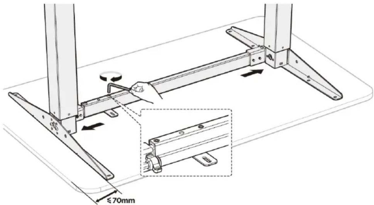 Fromm & Starck STAR_DESK_24 - KROK 4: Regulacja ramy - 1