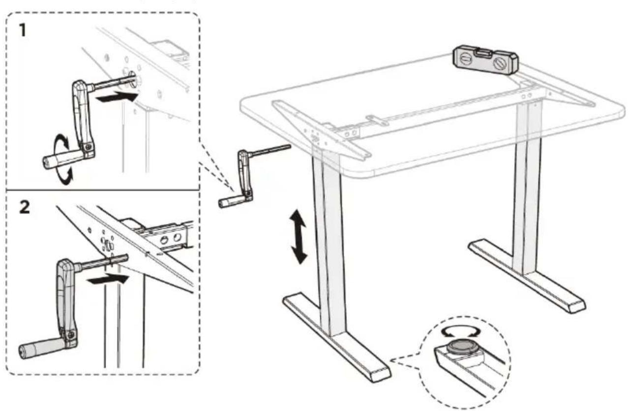 Fromm & Starck STAR_DESK_24 - LÉPÉS: Az íróasztal beállítása - 1