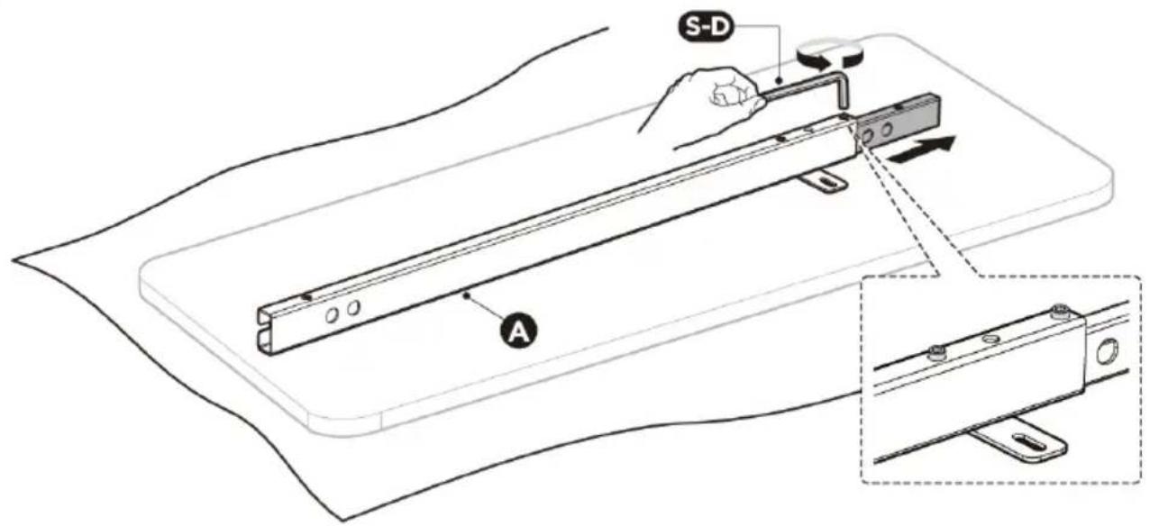 Fromm & Starck STAR_DESK_24 - PASSO 1: Regolazione della traversa - 1