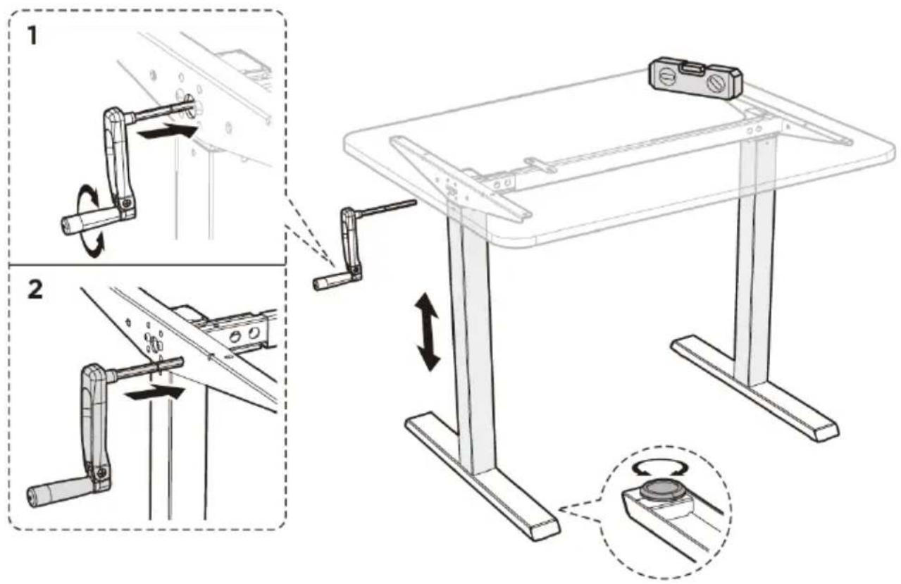 Fromm & Starck STAR_DESK_24 - KROK: Nastavení pracovního stolu - 1