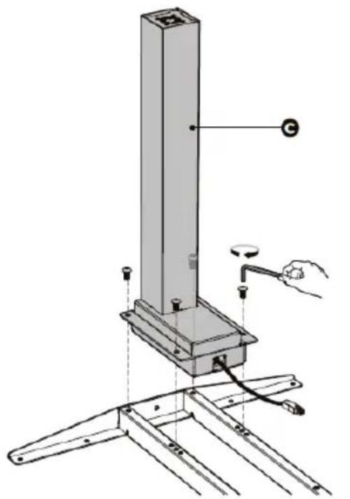 Fromm & Starck STAR_ATFE_06 - Mounting the lifting columns: - 1