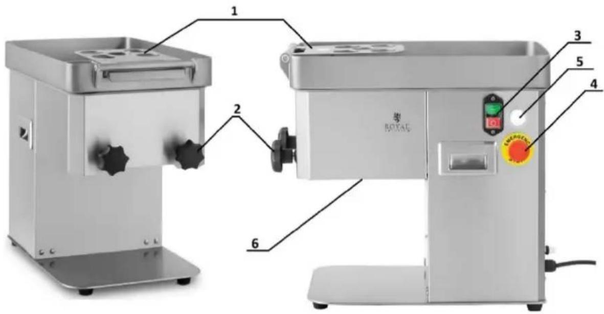 Royal Catering RCFW-110D-PRO - Descripción del aparato - 1