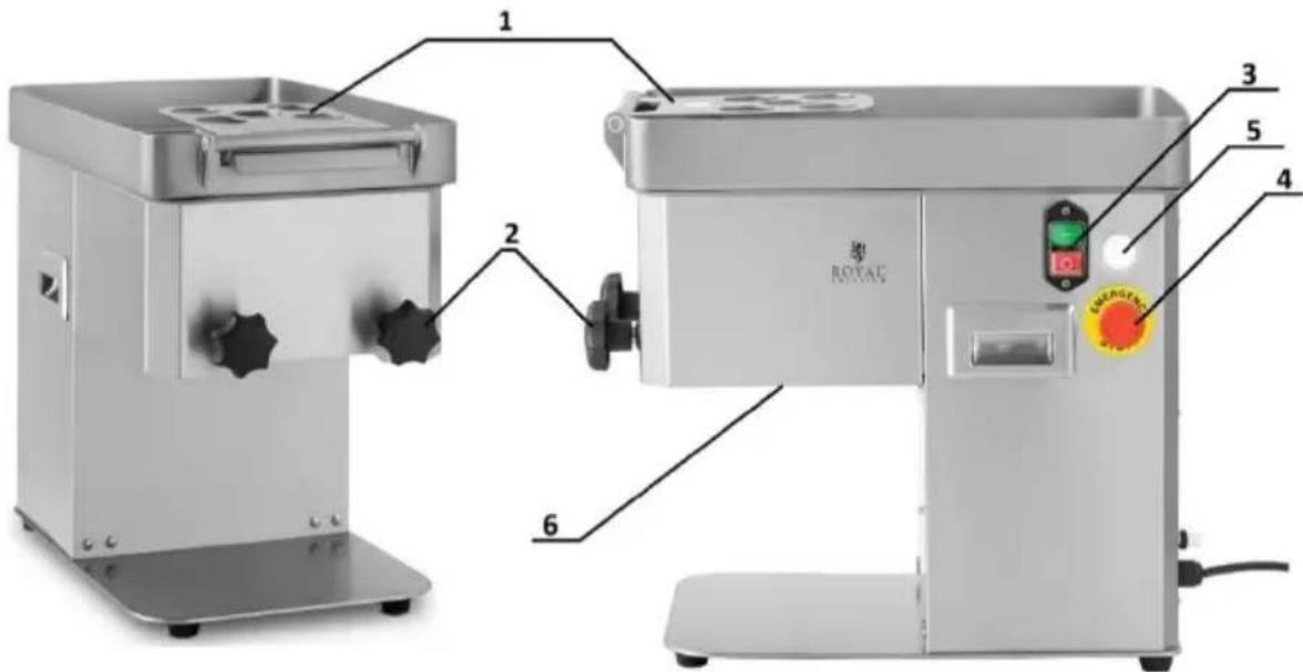 Royal Catering RCFW-110D-PRO - Descrizione dell'apparecchio - 1