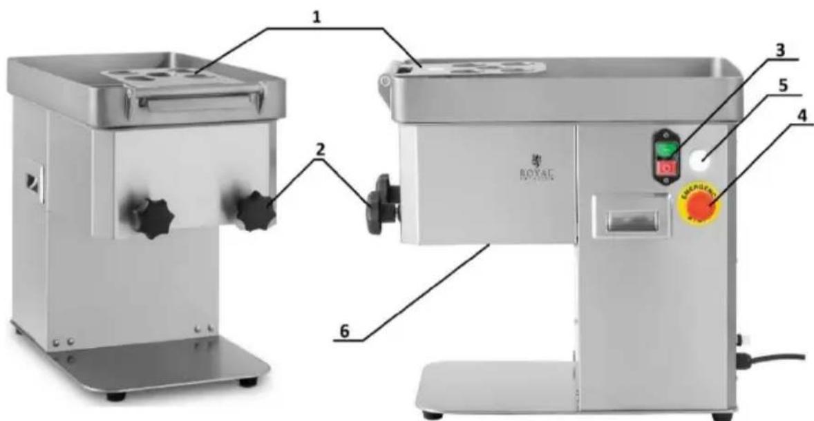 Royal Catering RCFW-110D-PRO - Description of the device - 1