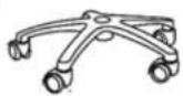 Physa TERNI WHITE - SADDLE/WORK STOOL - 14