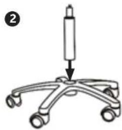 Physa TERNI WHITE - SADDLE/WORK STOOL - 2