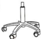 Physa TERNI WHITE - SADDLE/WORK STOOL - 16