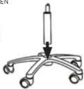 Physa TERNI WHITE - SADDLE/WORK STOOL - 15