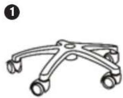 Physa TERNI WHITE - SADDLE/WORK STOOL - 1