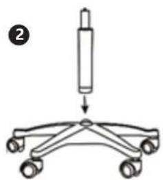 Physa TERNI WHITE - SADDLE/WORK STOOL - 23