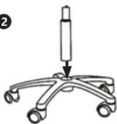 Physa TERNI WHITE - SADDLE/WORK STOOL - 28