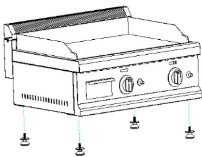 Royal Catering RCGL-65L50H - Instalace - 1