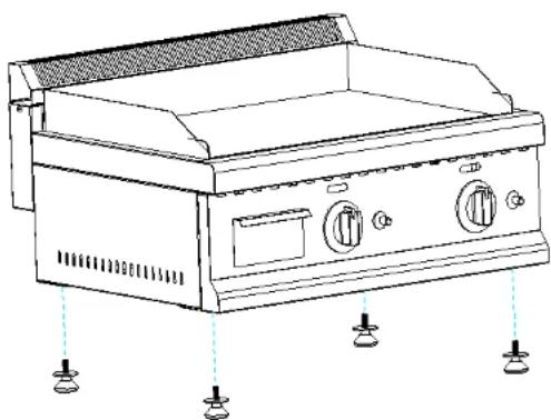 Royal Catering RCGL-65L50H - Instalacja - 1