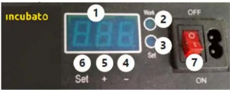 incubato IN-32DDI - CONTROL PANEL - 1