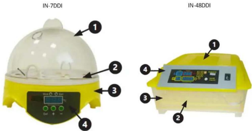 incubato IN-32DDI - Popis zařízení - 1