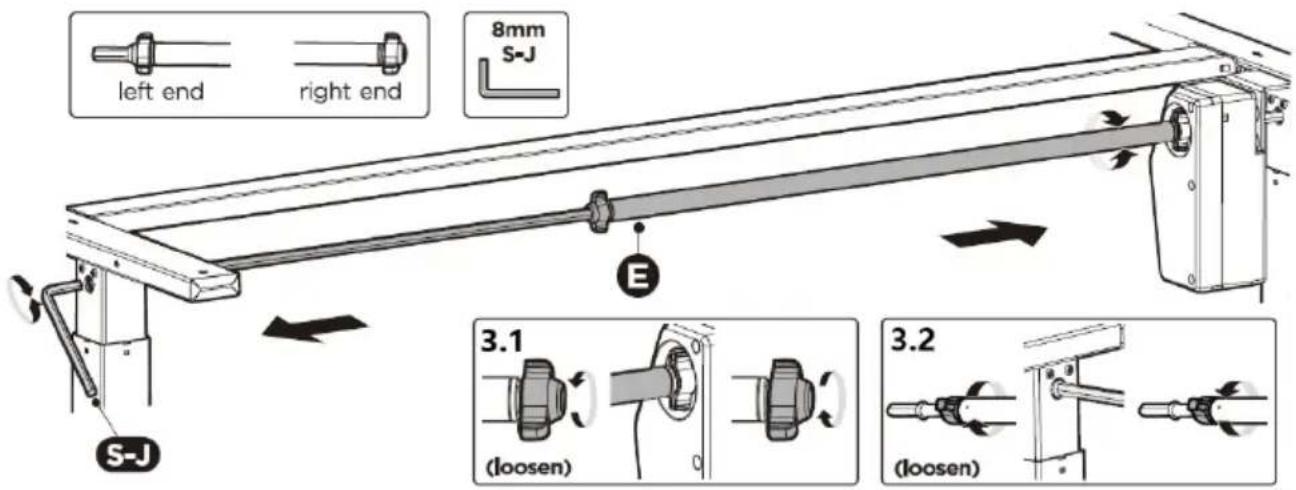 Fromm & Starck STAR_DESK_22 - STEP 3: Installing the drive shaft - 1
