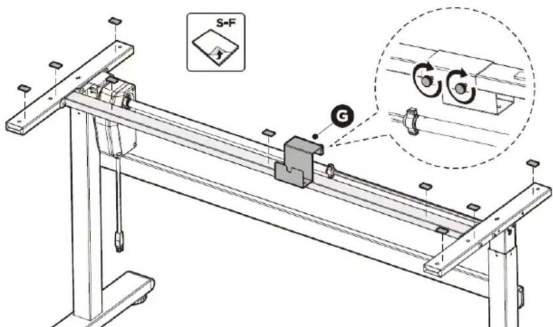 Fromm & Starck STAR_DESK_22 - PASO 4: Fijación de la encimera - 1