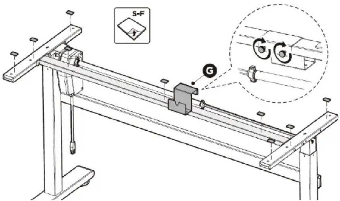 Fromm & Starck STAR_DESK_22 - KROK: Montáž pracovní desky - 1