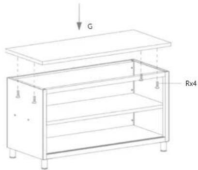 Royal Catering RCAT-100/50-WTP - WORKING TABLE WITH SLIDING DOOR - 15