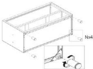 Royal Catering RCAT-100/50-WTP - WORKING TABLE WITH SLIDING DOOR - 12
