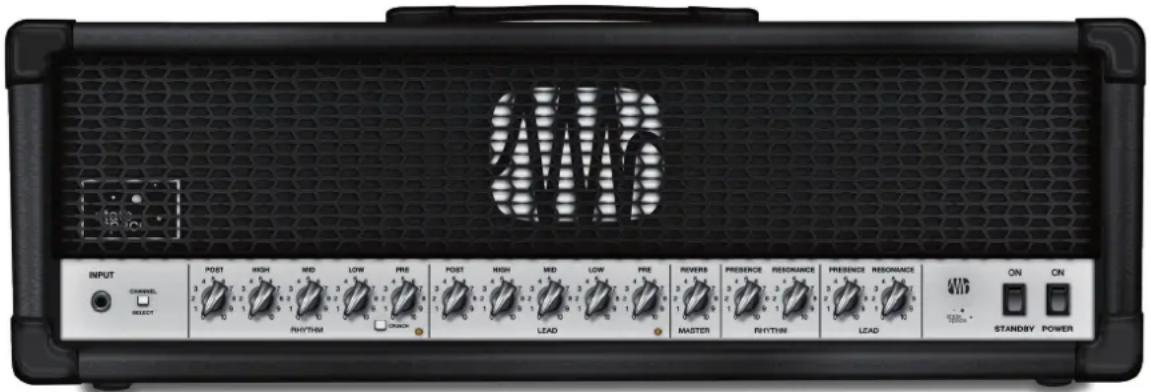 INPUT CHANNEL SELECT POST HIGH MID LOW PRE POST HIGH MID LOW PRE REVER RESLENCE RESLENCE RESLENCE RESLENCE ON ON RHYTHM LEAD MASTER RHYTHM LEAD STANDBY POWER