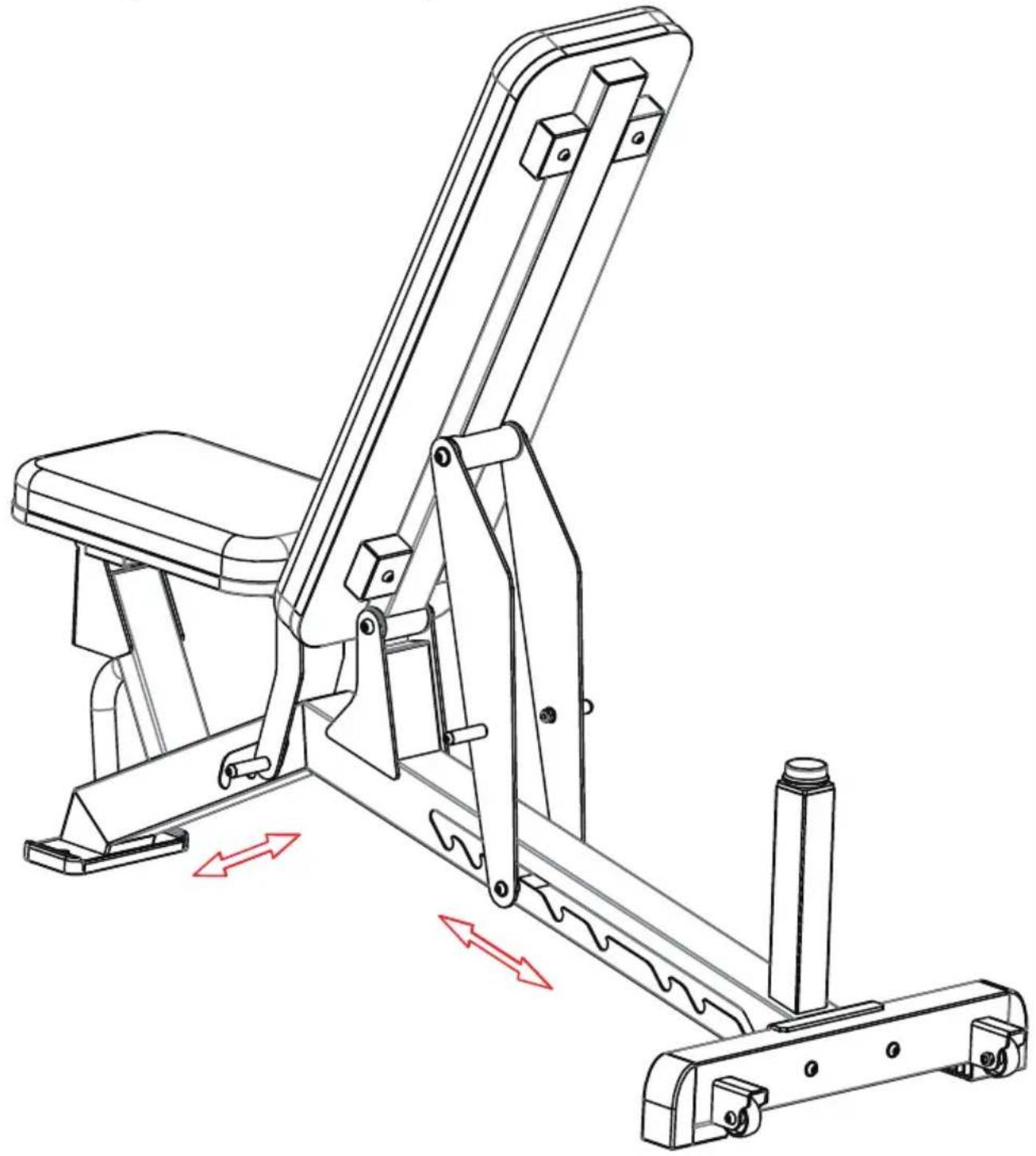 HMS Premium L1237 - Adjust backrest and seat - 1